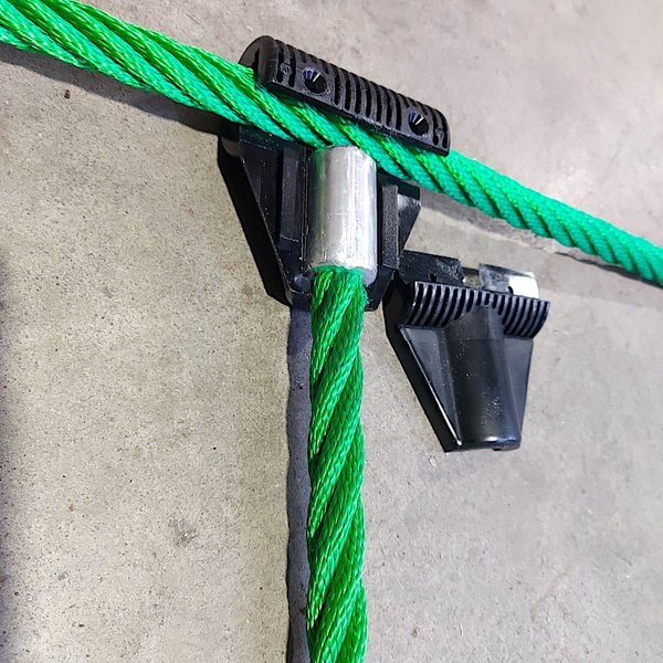 Kreuzverbindung  für  Seile 16 mm Ø  stabile  Ausführung
