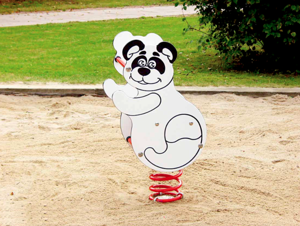 Federwippenoberteil  "Panda"  komplett aus PE - nur Oberteil ohne Bodenanker und Feder