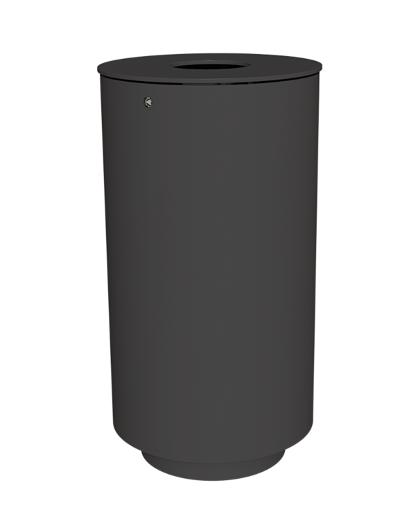 Abfallbehälter Modell 7097-00, 50 L, zum Aufdübeln - schwere Ausführung