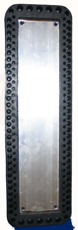 Sicherheits - Schaukelsitz JUMBO Extrabreit, aus EPDM Gummi, mit Aluminiumeinlage