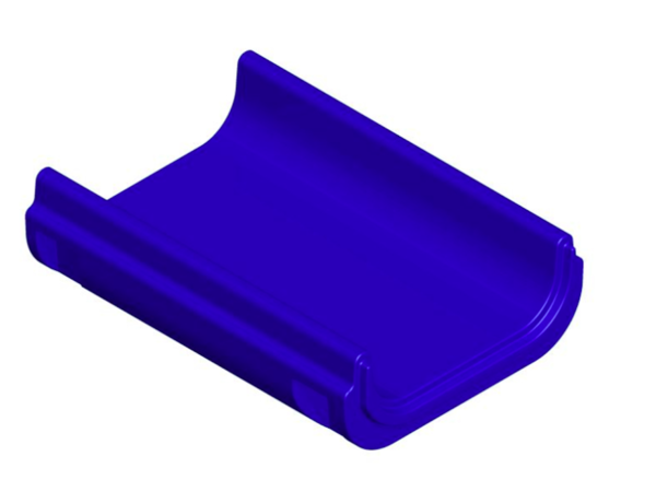 Verschiedene Module für Hangrutschen aus Polyethylen - in 4 Farben verfügbar