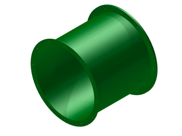 Verschiedene Einzelteile für Röhrenrutschen und Kriechtunnelelemente aus Polyethylen