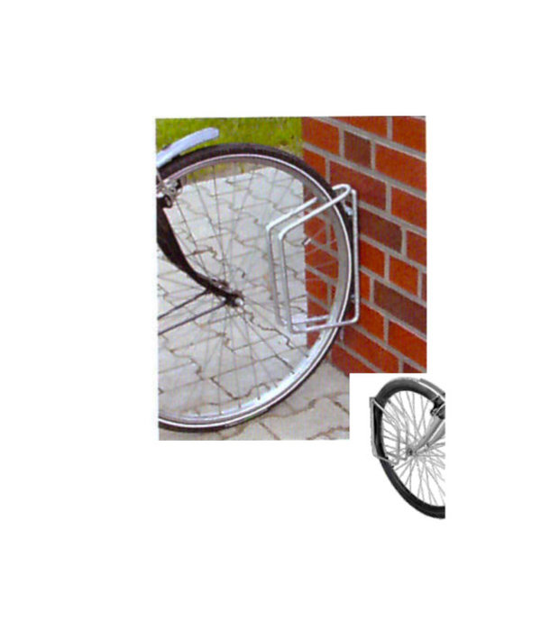 Fahrradständer Modell „Zaza“  für Reifenbreite 48 mm zur Wandbefestigung 90°