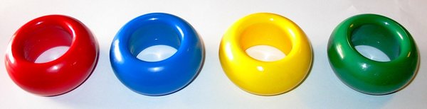 Abakus - Kunststoff "Rechenringe" einzeln in vier Farben verfügbar