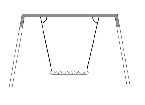 Stahl Schaukel Kopfbalken in drei unterschiedlichen Ausführungen lieferbar