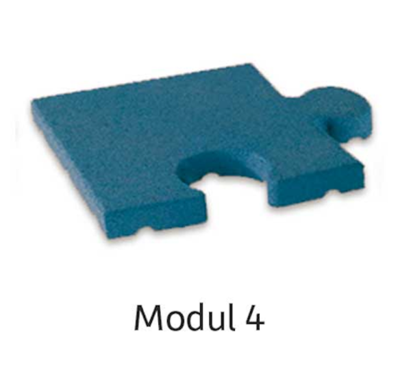 Terrasoft „Puzzle“ 400 x 400 x 45 mm aus sortenreinem Gummigranulat