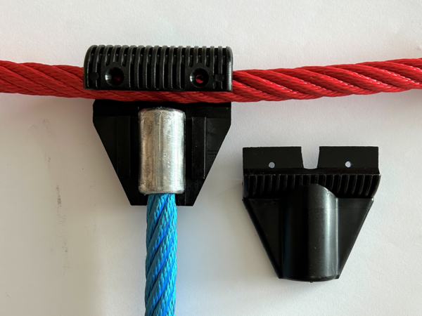 T-Verbinder passend für 16 mm Seile - Pressmaschine erforderlich - Version Aluhülse